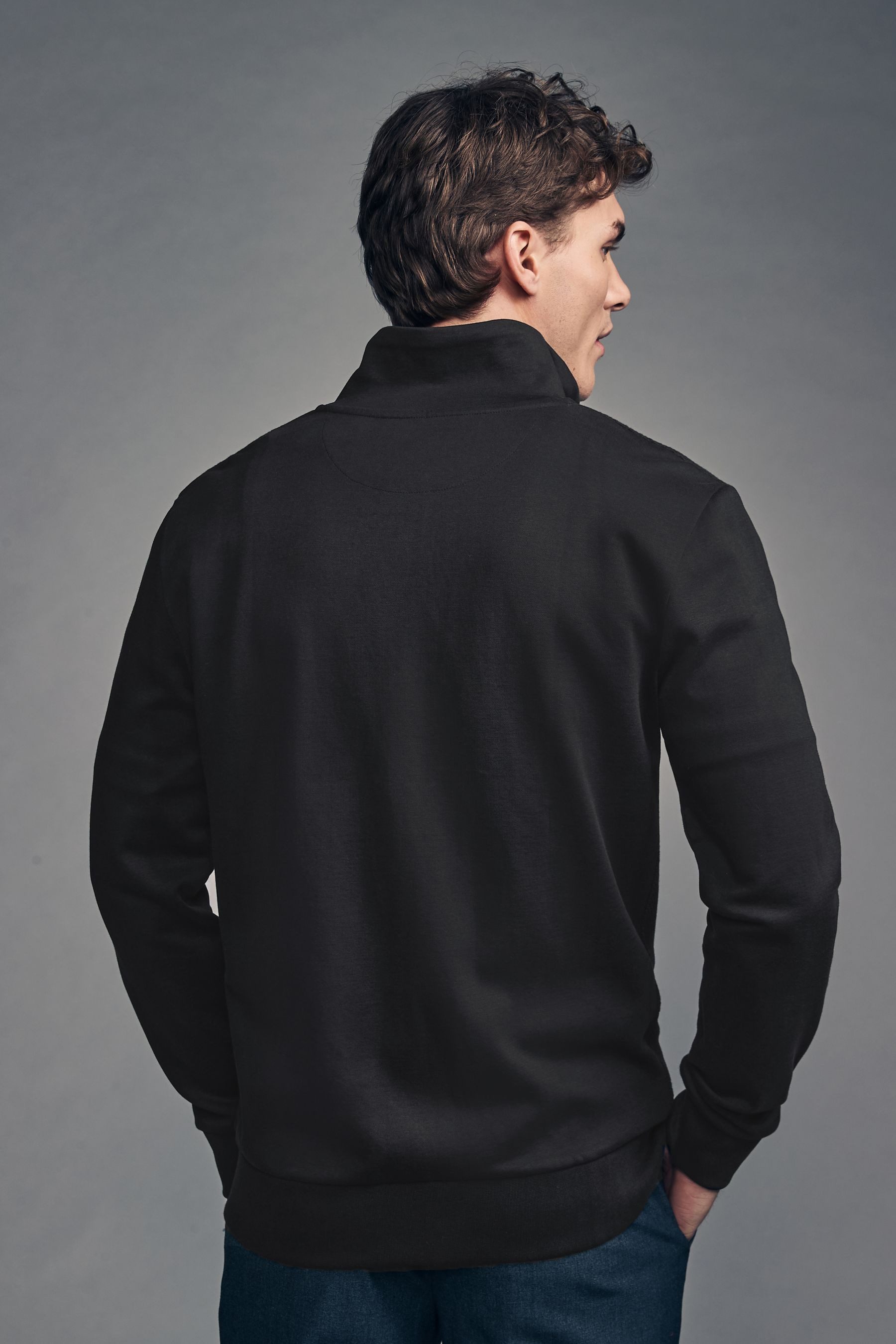 Next Sweatjacke Strukuriertes Sweatshirt mit Reißverschluss günstig online kaufen