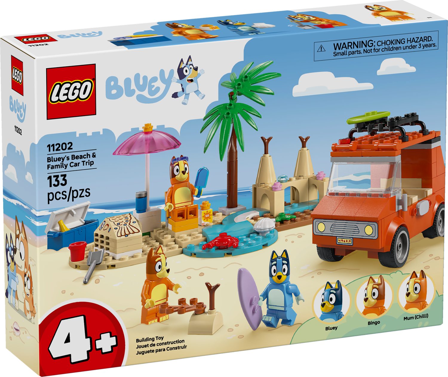 LEGO® Bluey 11202 Blueys Strandausflug Spielbausteine, günstig online kaufen