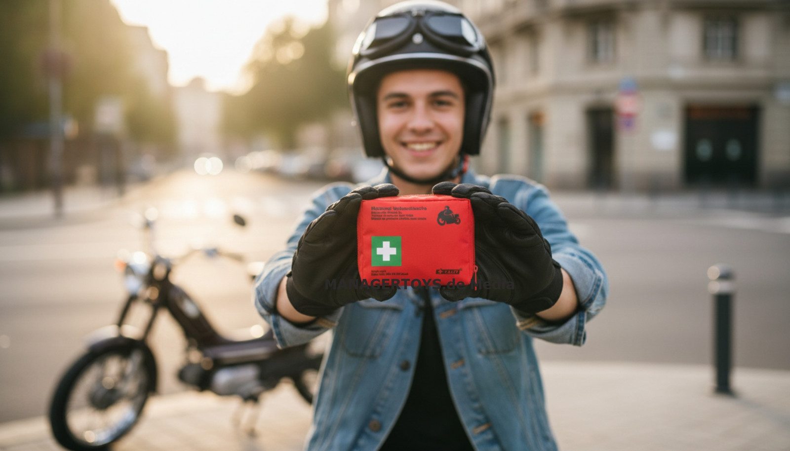Kalff Erste-Hilfe-Set Motorrad Pocket Mini Verbandtasche Verbandszeug nach DIN NORM