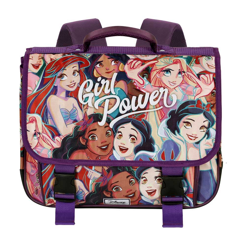 Karactermania Rucksack Disney Girl Power Prinzessinnen Kleiner Ranzen Kindergartenrucksack, mit Reflektoren