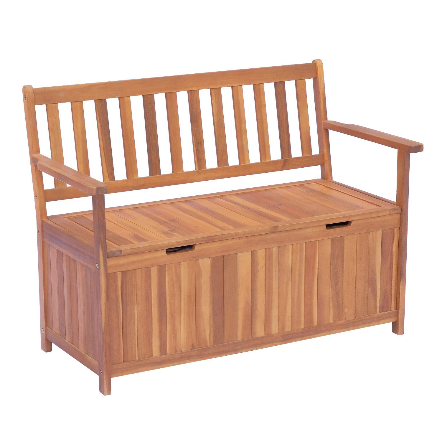 Outsunny Bank Sitzbank mit Stauraum, Holz Gartenbank: Eine adrette 2er- Sitzbank aus natürlichem Holz. Ideal für Garten, Terrasse oder auch Ihren  Balkon. online kaufen | OTTO