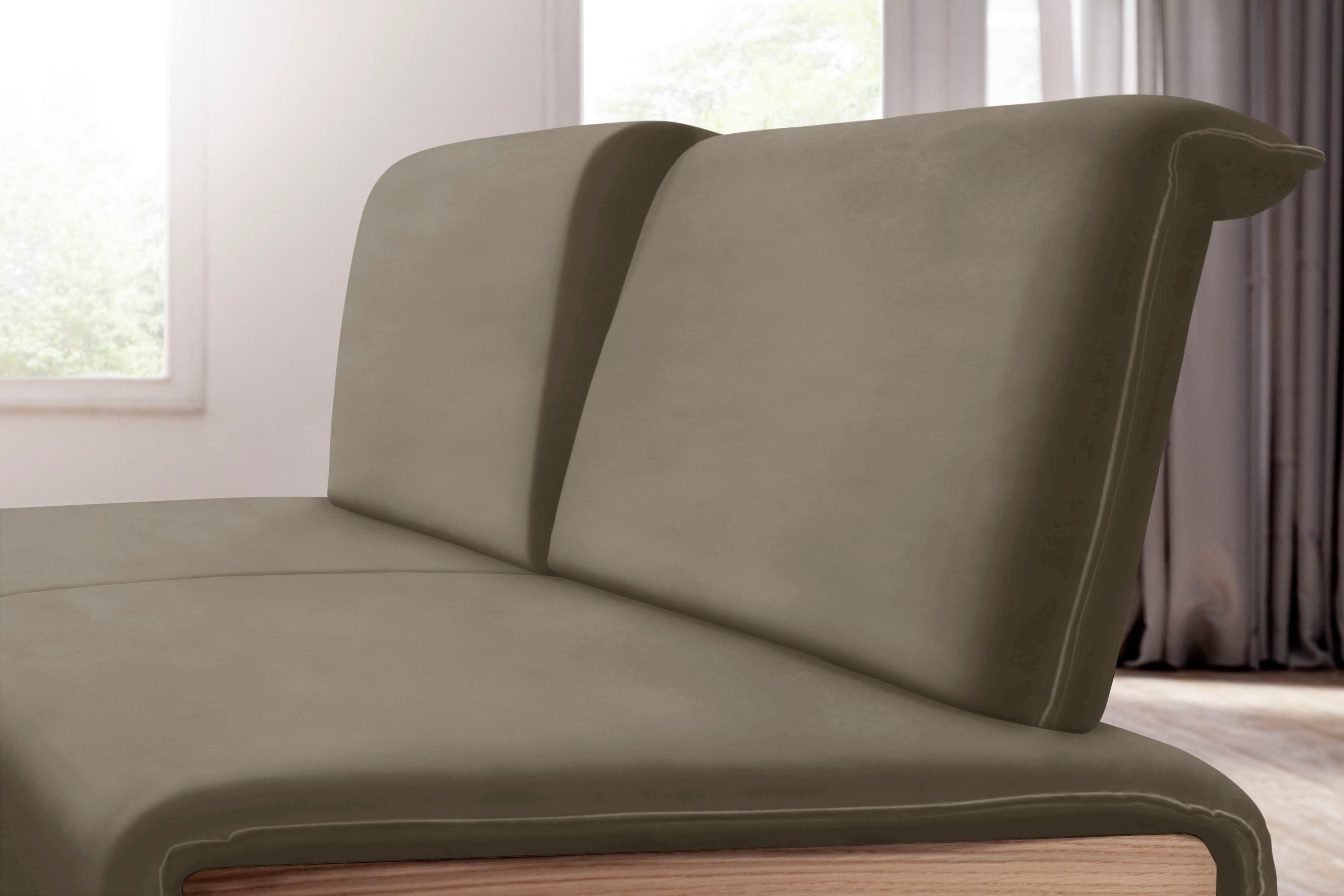 cm II, Deseo Komfort Sitzbank oder 173 K+W 196 Rückenneigungsverstellung, mit gepolstert Wohnen Breite & in