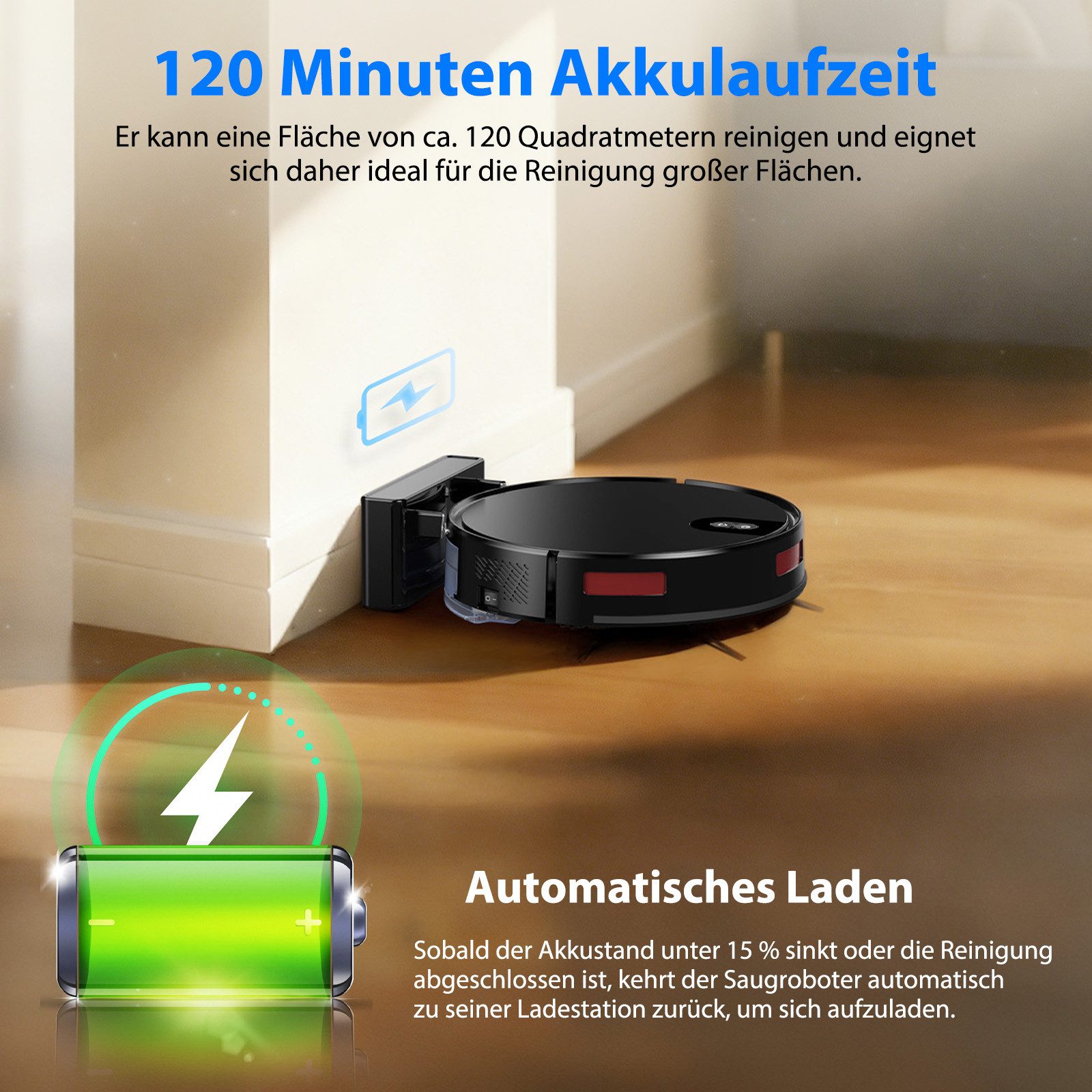AKKEE Saug- & Wischroboter - Bild 3