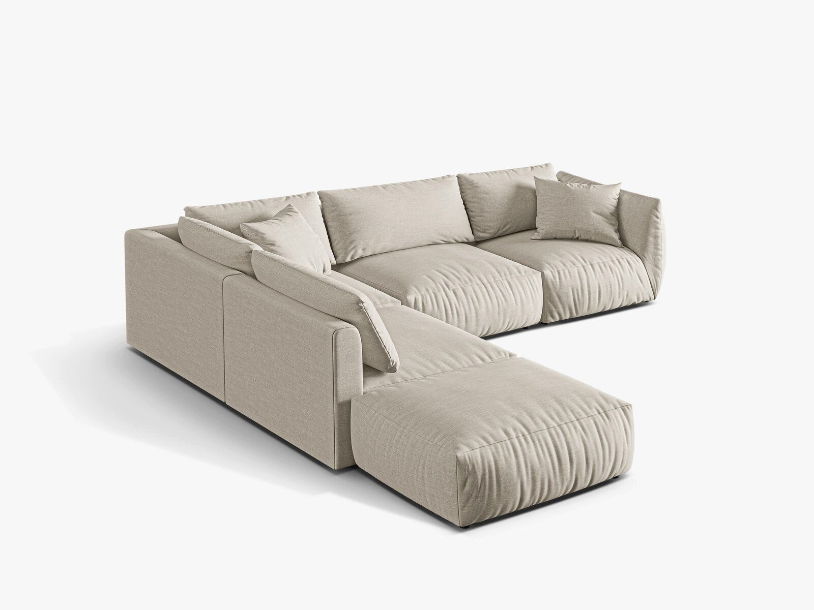 Micadoni Ecksofa Chris, 4-Sitzer modular