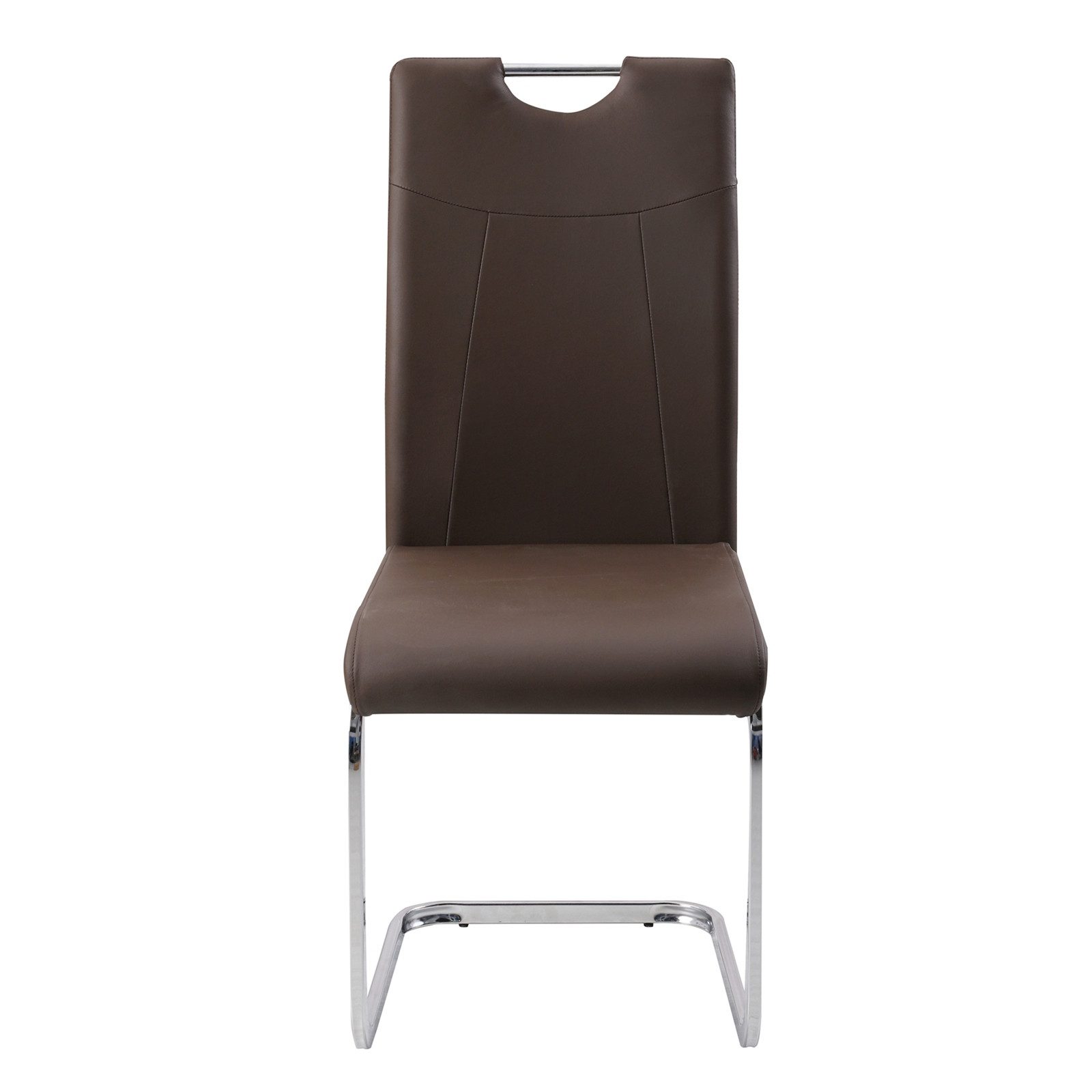 HTI-Living Esszimmerstuhl Esszimmerstuhl Braun Kunstleder Kelly günstig online kaufen