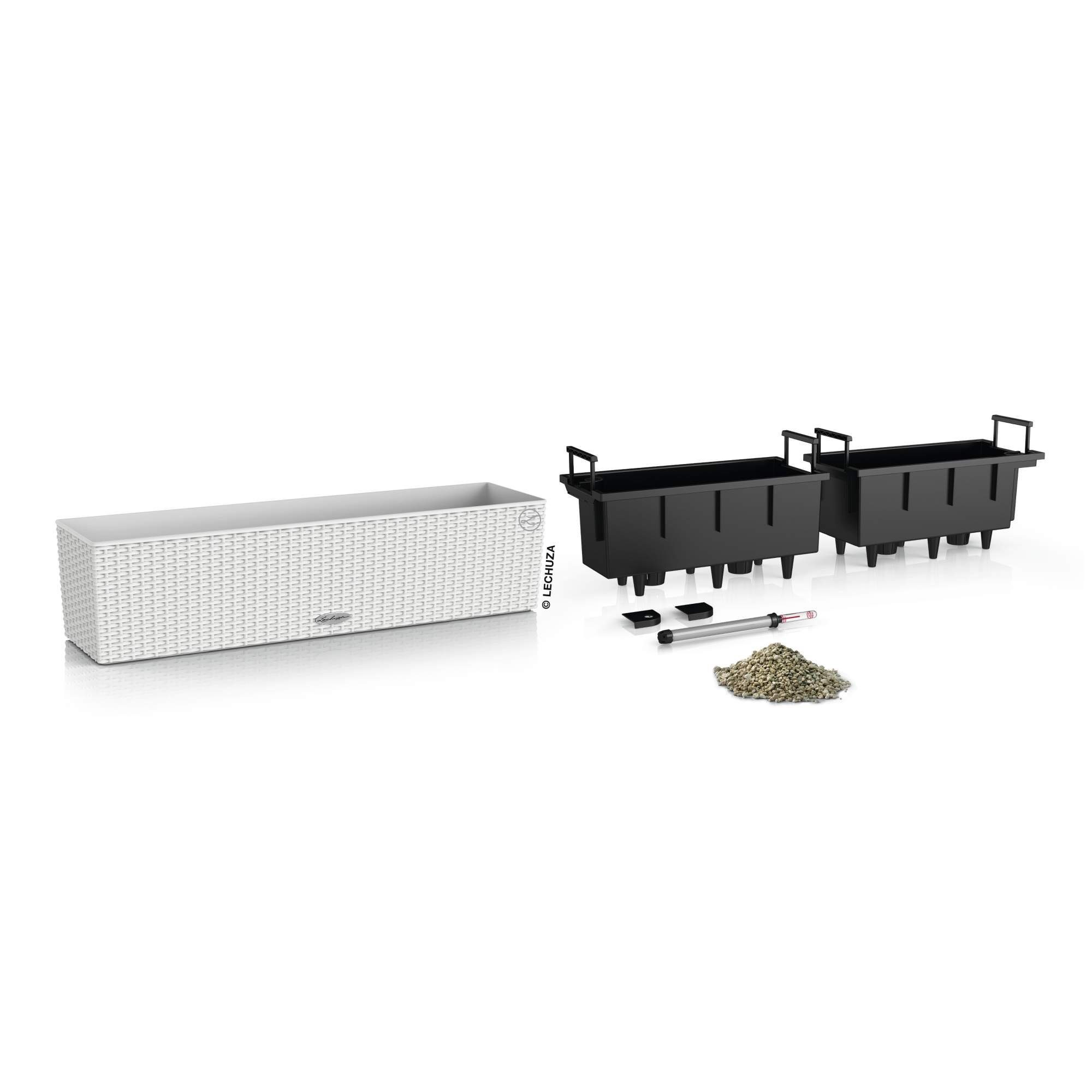 Lechuza® Balkonkasten Balconera Cottage 80 weiß günstig online kaufen