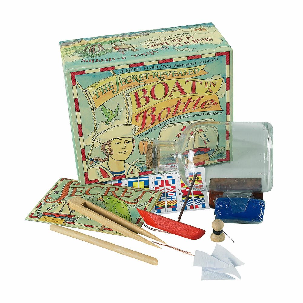 Spiel Geschenkset Boat in a Bottle Kit