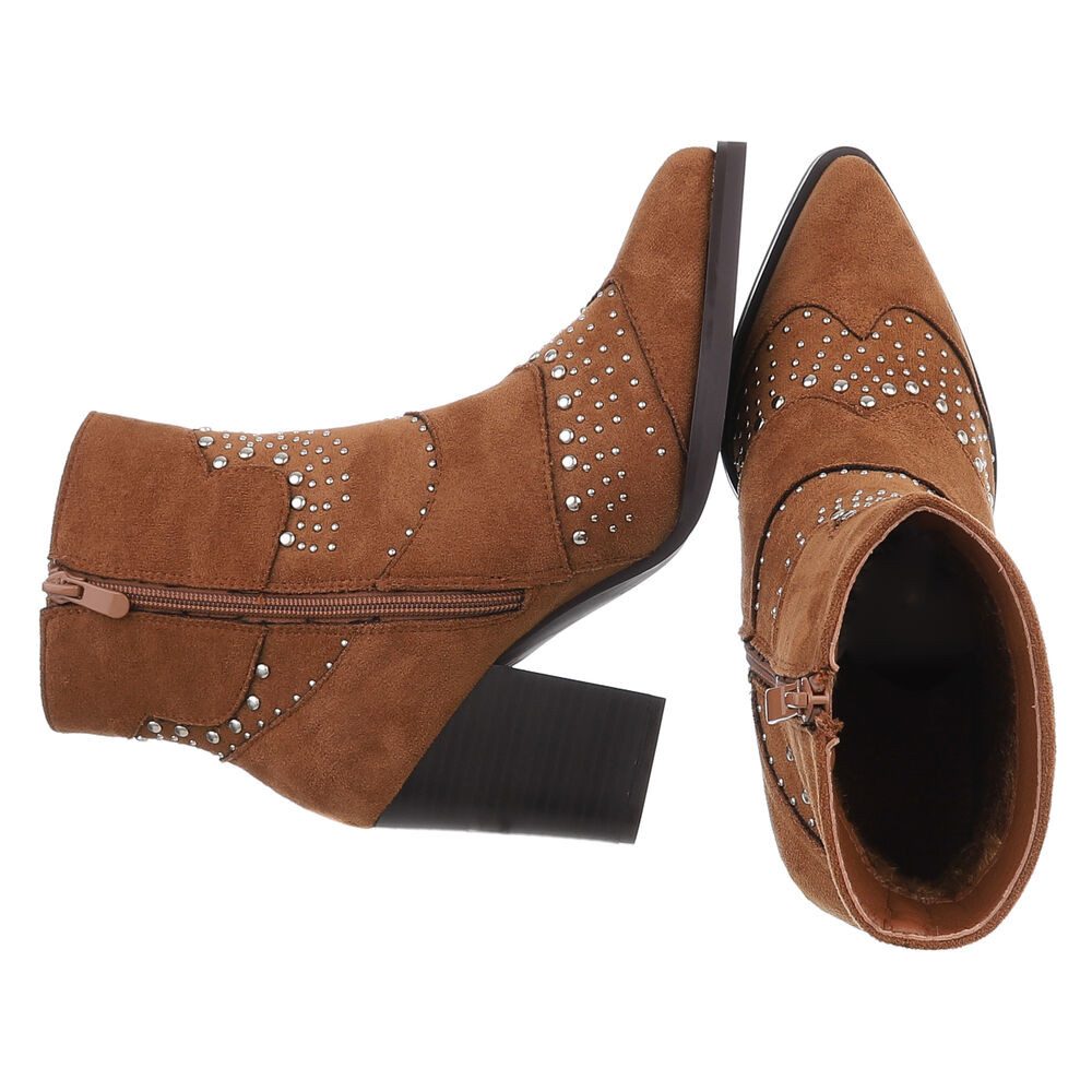 Ital-Design Damen Cowboyboots Western Westernstiefelette (88489485) Blockab günstig online kaufen