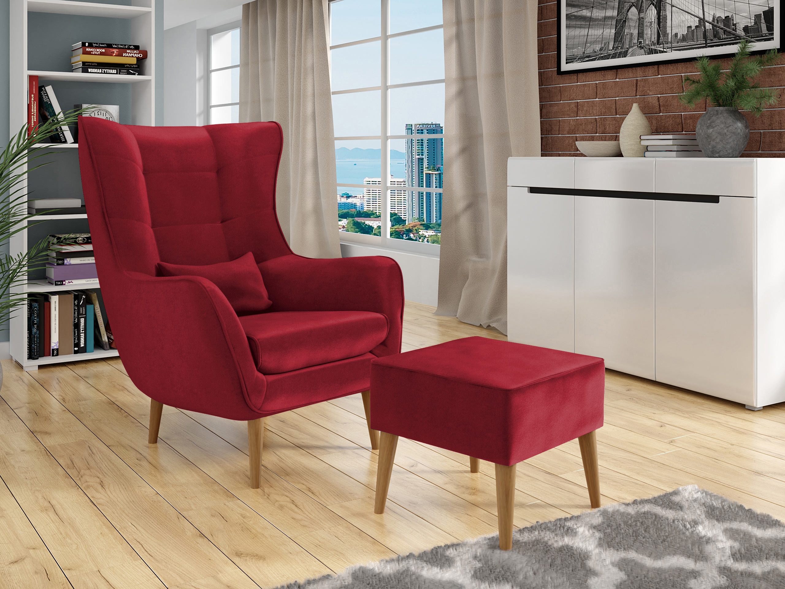 MIRJAN24 Sessel Estjano mit Fußbank (2er-Set), günstig online kaufen