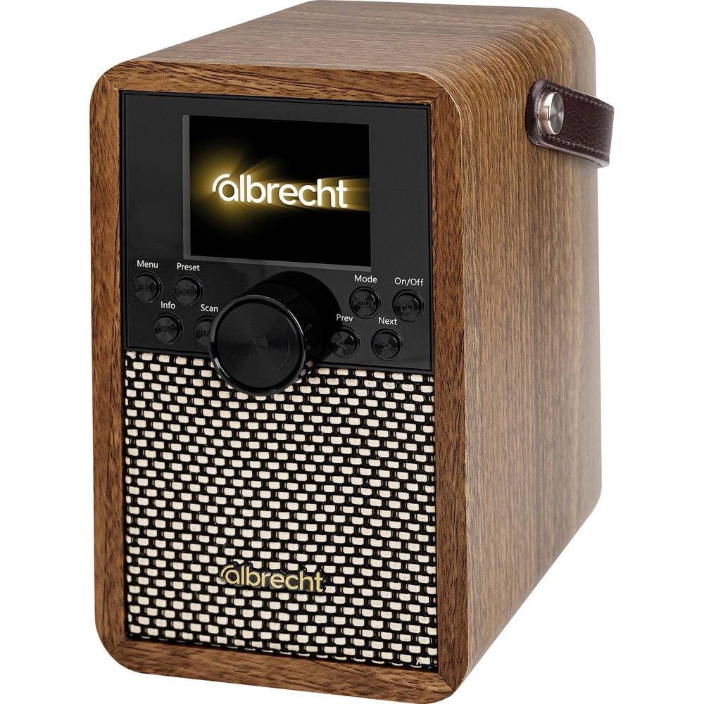 Albrecht DR 710 Akku-Radio DAB+, DAB, FM Bluetooth® Holz 27710 Radio