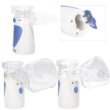 Clanmacy Inhalator Inhalator Handheld Inhaliergerät ideal für unterwegs Vernebler Nano Zerstäuber, Nicht nur für Erwachsene, sondern auch für Kinder geeignet.
