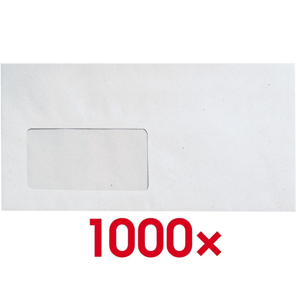 Otto Office Nature Briefumschlag, DIN lang, mit Fenster, selbstklebend