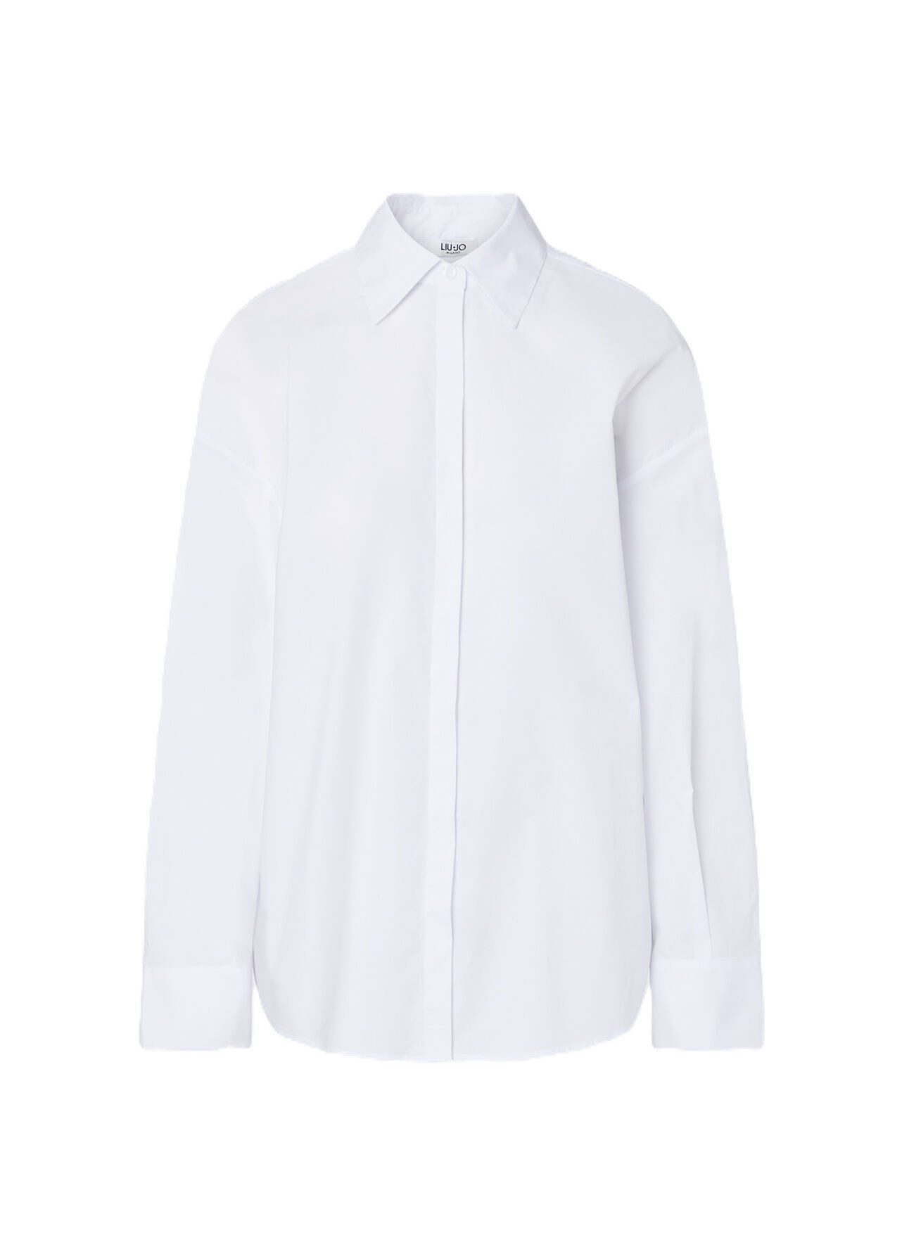 Liu Jo Hemdbluse CAMICIA TS M/L - Langes Hemd Damen - Hemd mit Rückenschlitz