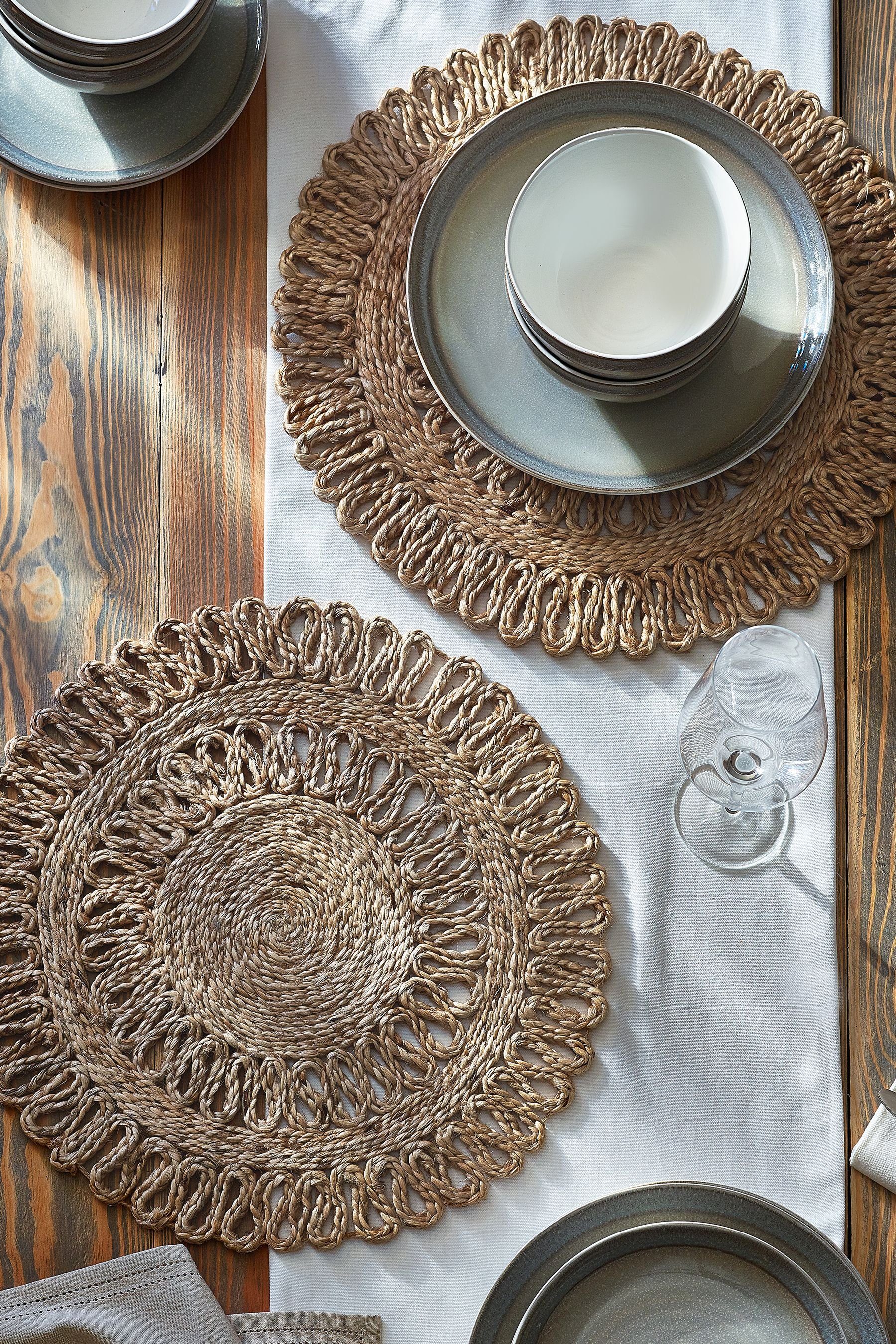 Next Platzset Geflochtene Platzsets aus Jute, günstig online kaufen