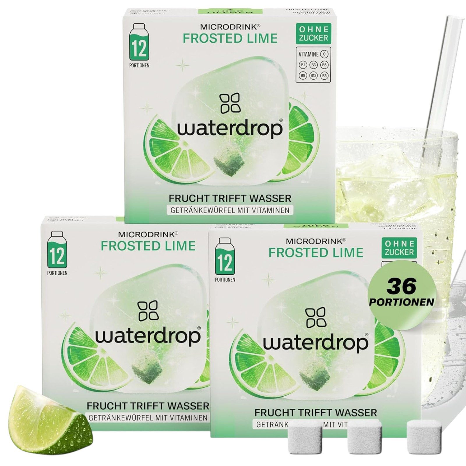 FROSTED LIME 3er Set Kapseln