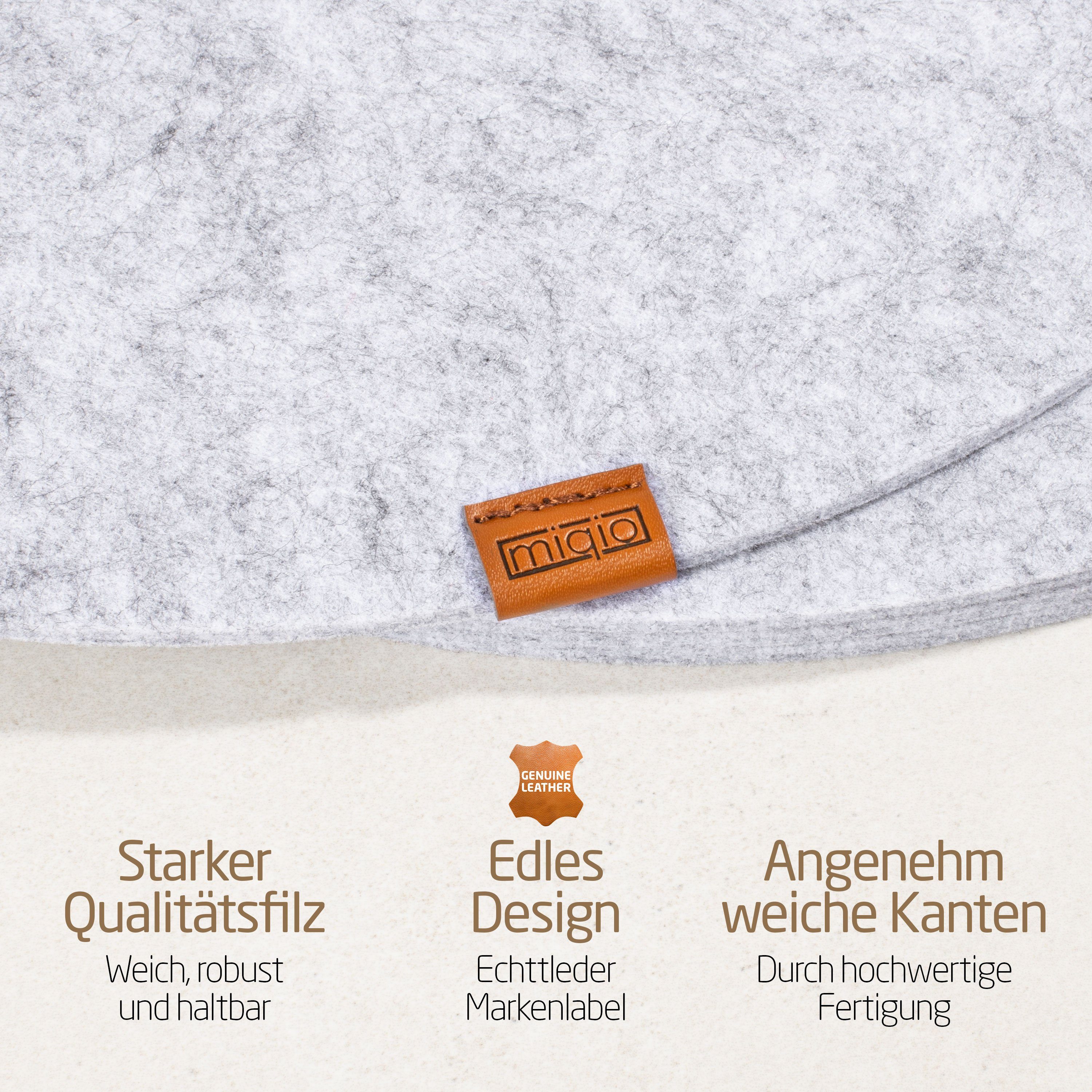 Miqio Platzset 12 er Set Tischsets 6 Platzsets Glasuntersetzer Ø 37 cm, (12 günstig online kaufen