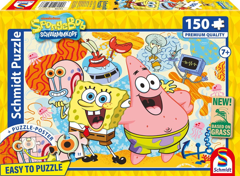 Schmidt Spiele Puzzle 150 Teile Kinder Puzzle SpongeBob und Freunde 56546, günstig online kaufen