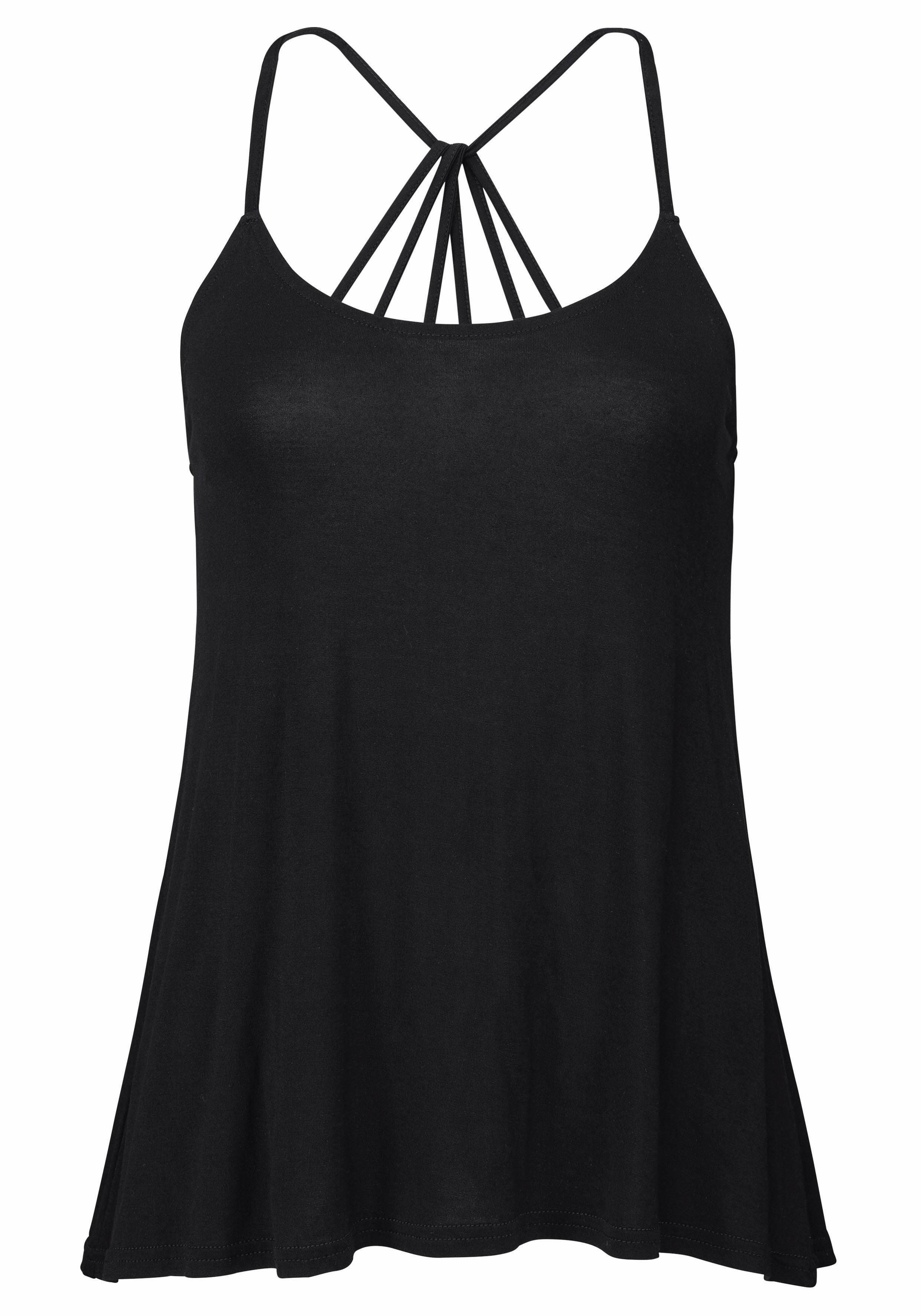 Buffalo Strandtop mit raffinierter Rückenlösung, Damentop, Spaghettiträger, modisch. € 24,99