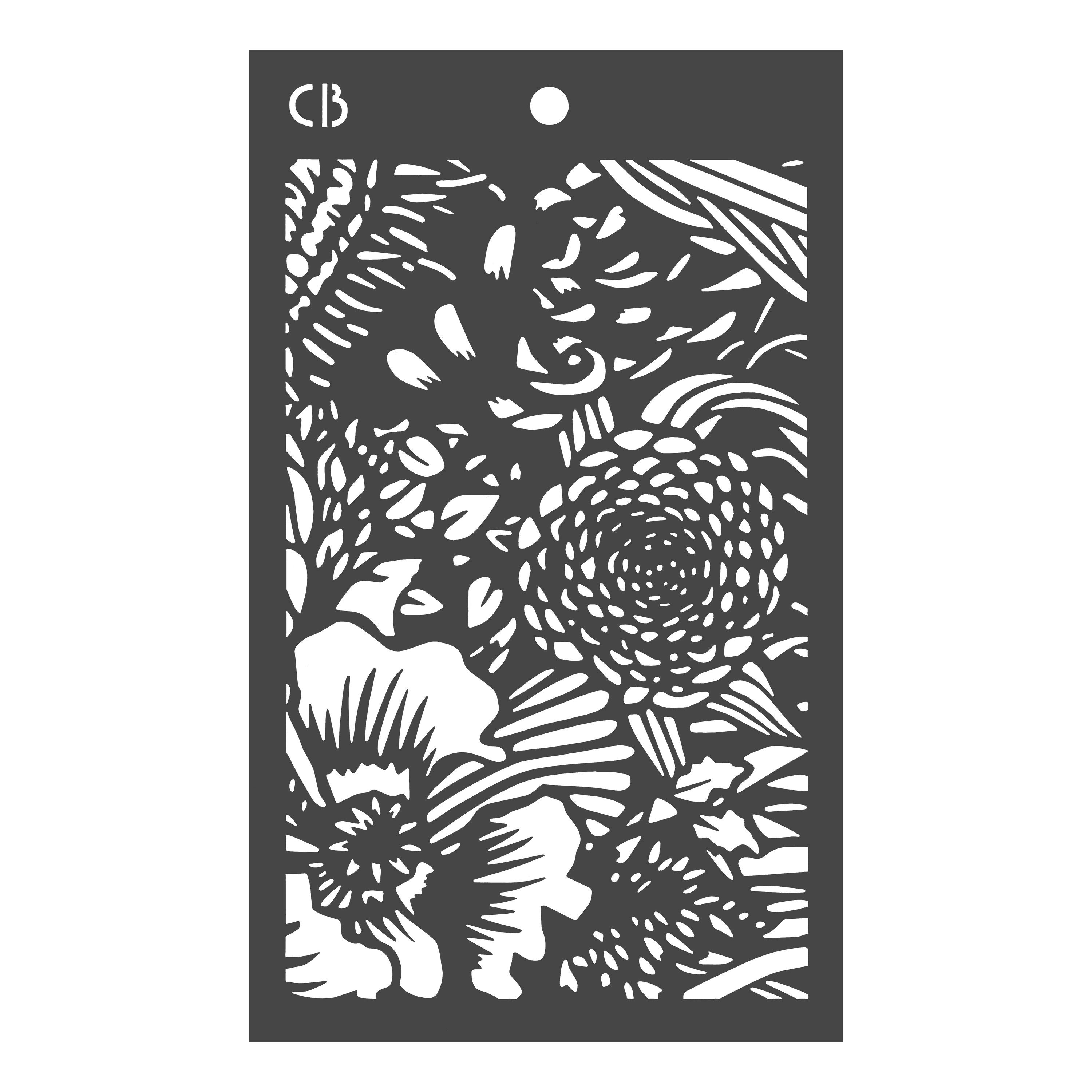 Ciao Bella Malschablone Tulum, 24 cm x 14,4 cm