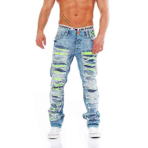Cipo & Baxx Regular-fit-Jeans Cipo & Baxx C-1053 Regular Fit Herren Jeans
