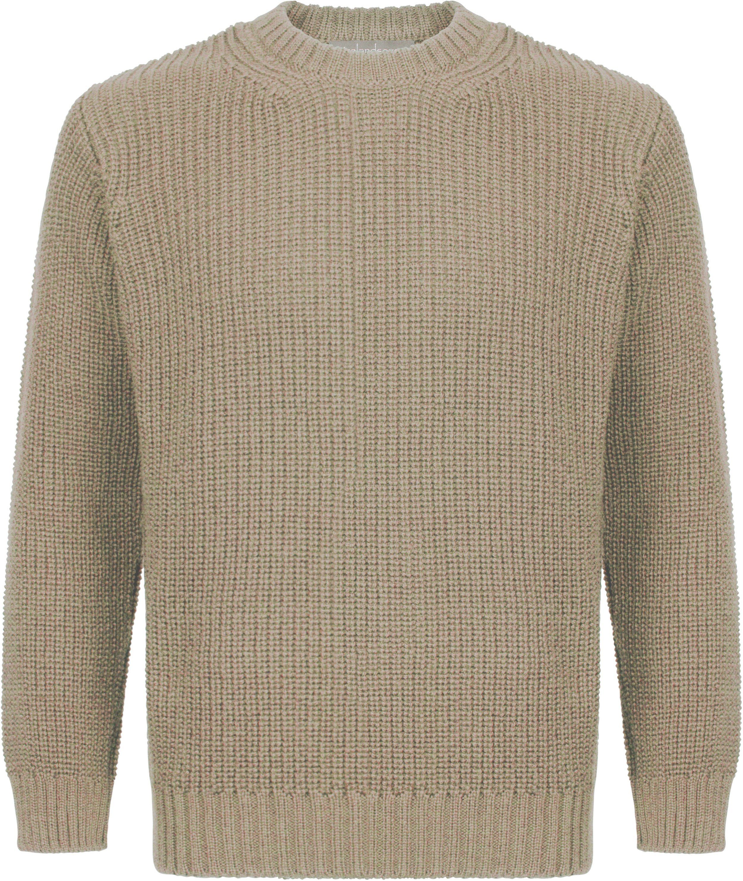Irelandseye Wollpullover Crosshaven Ribbed Crew Neck Sweater Men günstig online kaufen