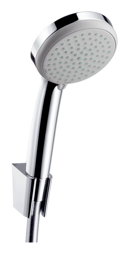 hansgrohe Handbrause Croma / Croma 100, 100 Brauseset 100 Vario mit Brauseschlauch 1250 mm - Chrom | Handbrausen