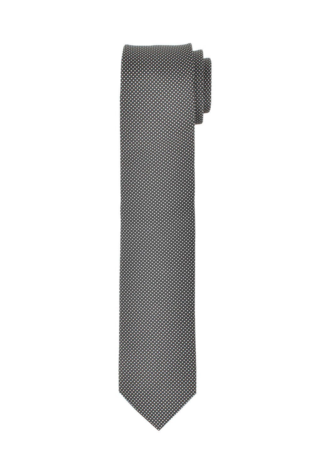 MARVELIS Krawatte Krawatte - Gepunktet - Schwarz/Weiß - 6,5 cm