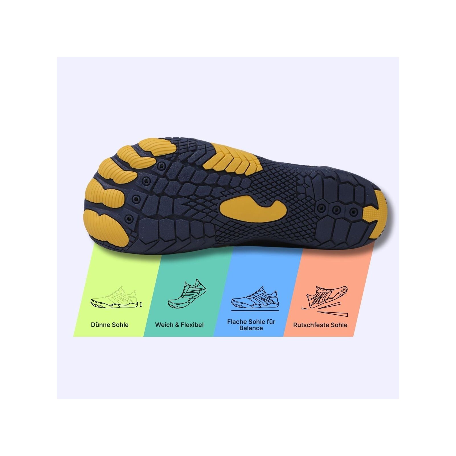 DOTALES Activestep Barfußschuhe Damen & Herren Barfußschuhe Barfußschuh Minimalschuhe