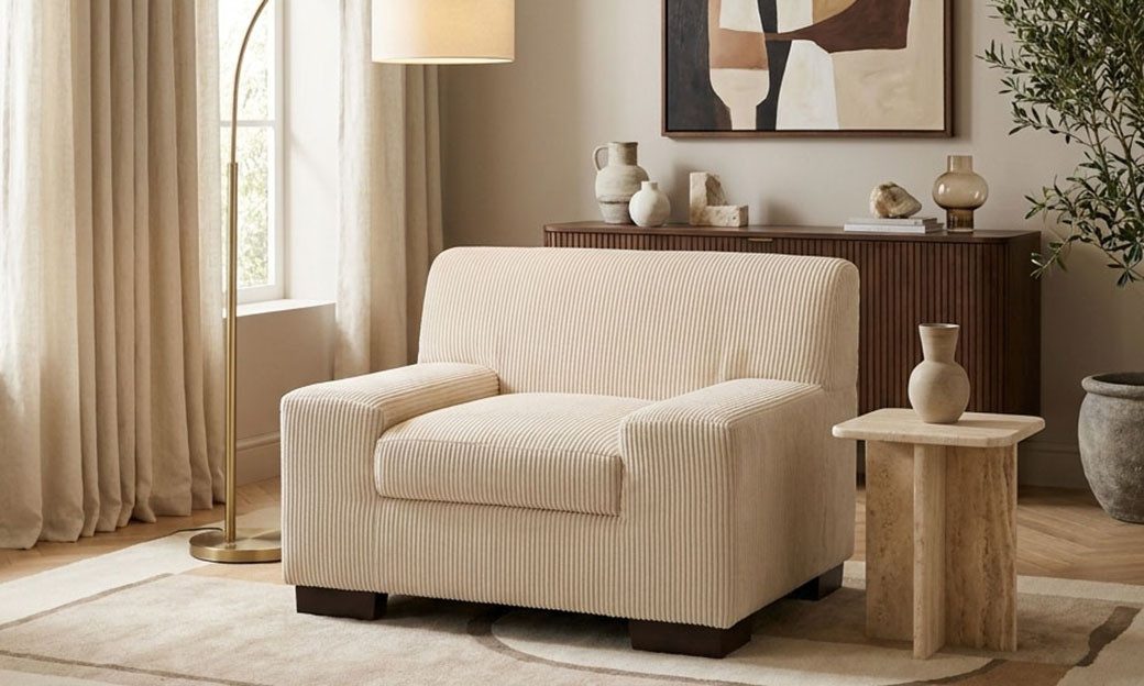 OTTO home Sessel Faxxe 101 x 85 cm, stabile Konstruktion, aus haustierfreundlichem Pet Friendly Cord
