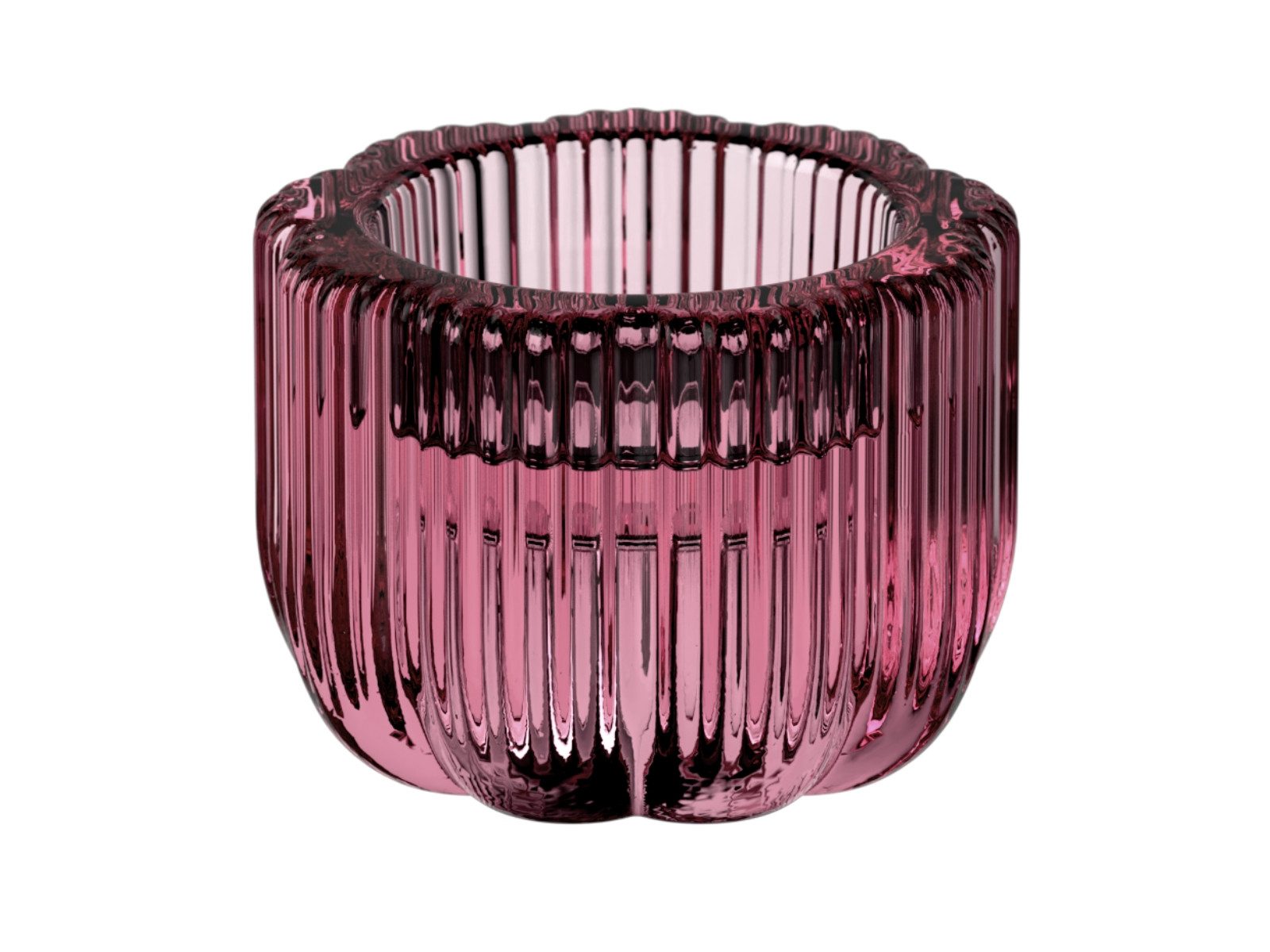Villeroy & Boch Kerzenständer Fleur cassis Kerzenständer 2 in 1 pink 14,5cm