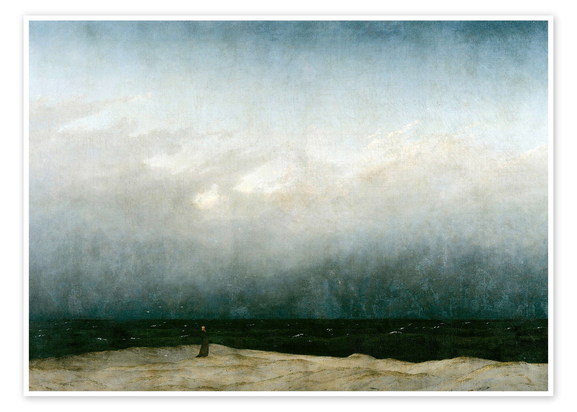 Posterlounge Poster Caspar David Friedrich, Der günstig online kaufen