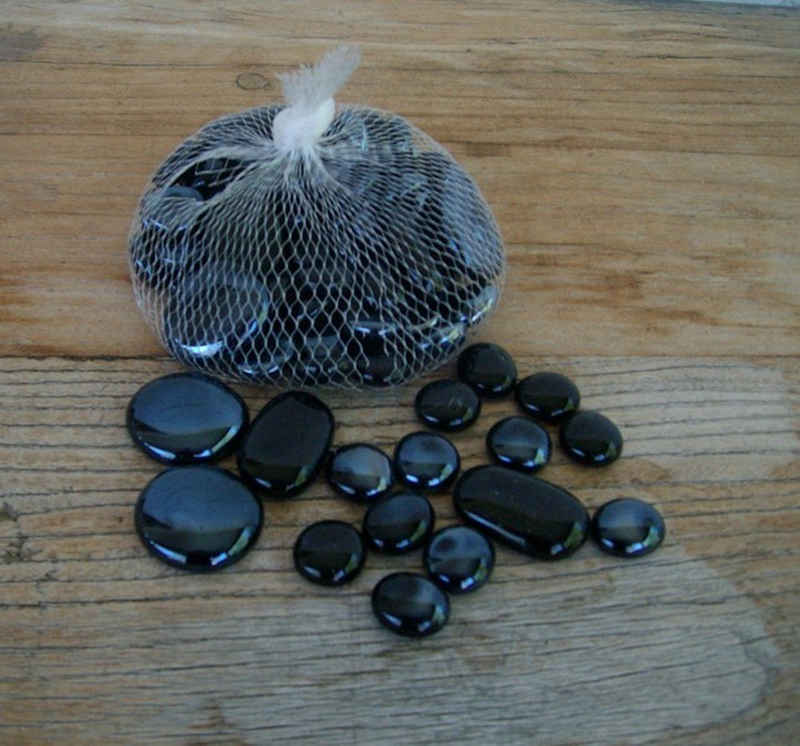 Deko-Impression Декоративні камені Glasnuggets, Декоративні камені, Zierkies, geschliffene Glassteine 500 Gr Netz, (1-St)