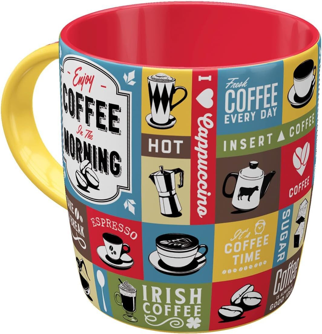 Nostalgic-Art Tasse Kaffeetasse - Coffee Collage