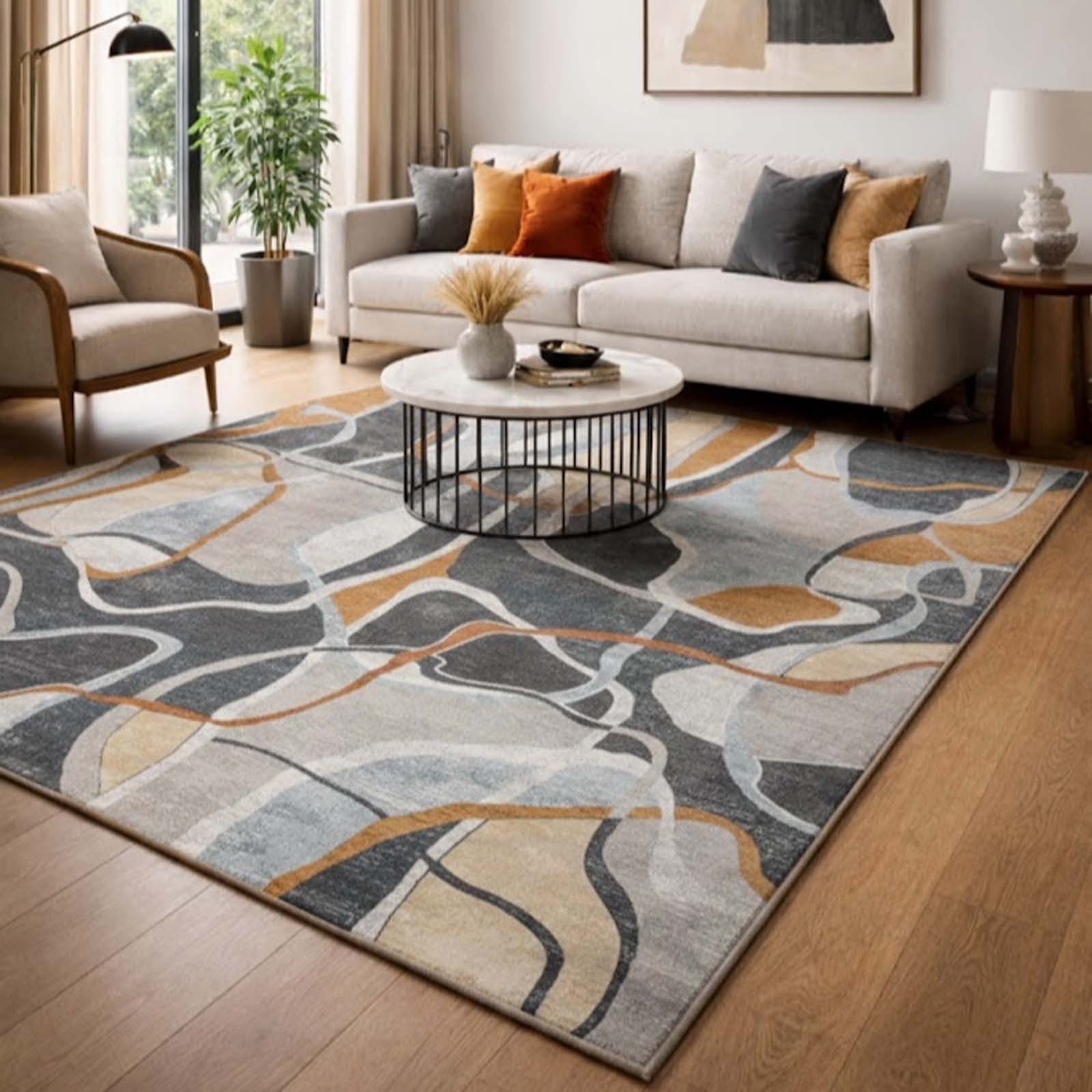 TaraCarpet Teppich TaraCarpet Futuro Organic Wohnzimmer,Schlafzimmer,Esszimmer, rechteckig, Höhe: 9 mm, Wohnzimmer, Schlafzimmer, Esszimmer, Futuro Organic 133x195