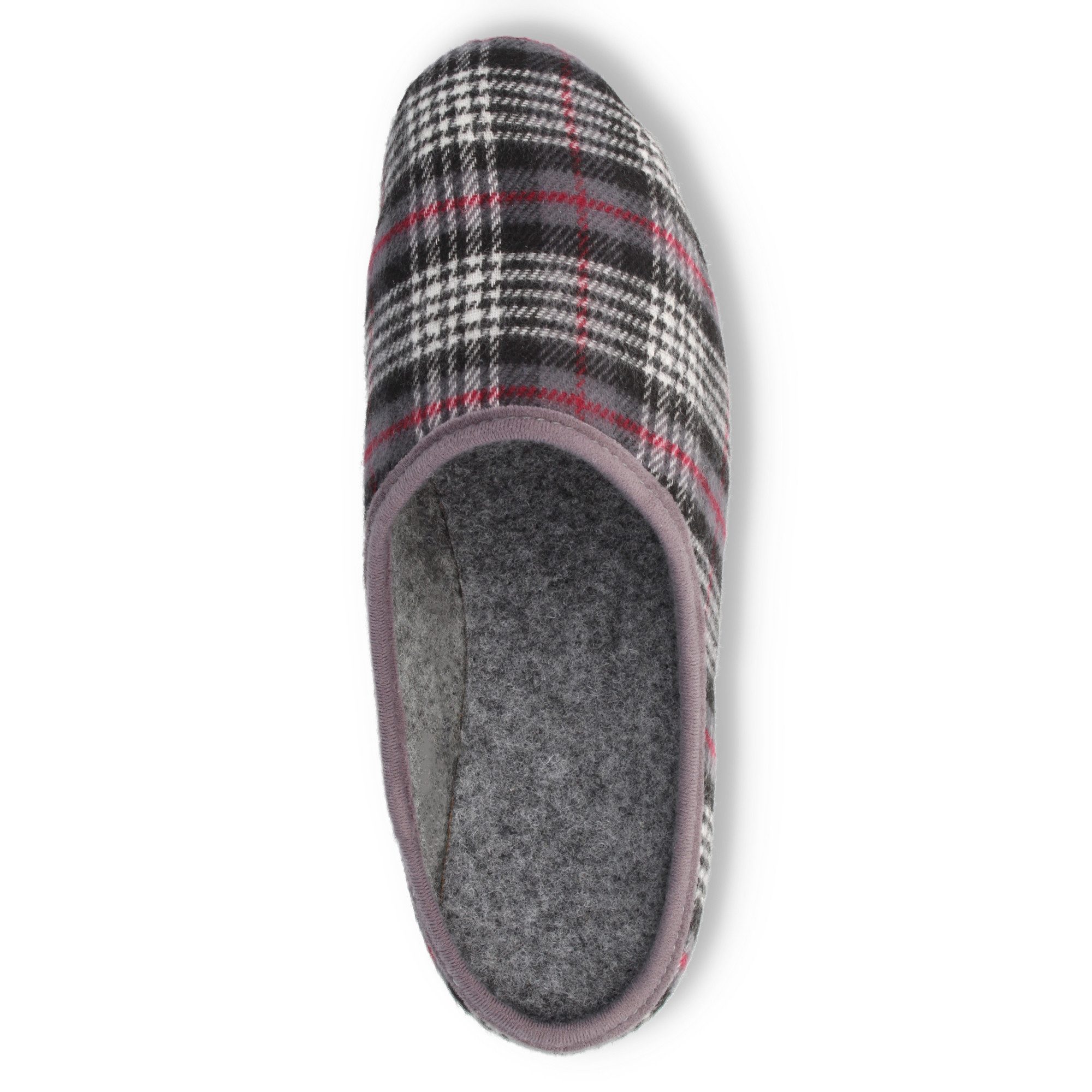 filsko Abisko kariert Damen Herren Kinder Hausschuh Filzpantoffeln, Leichtgewicht, Gästehausschuhe, Slip-On, Gummisohle