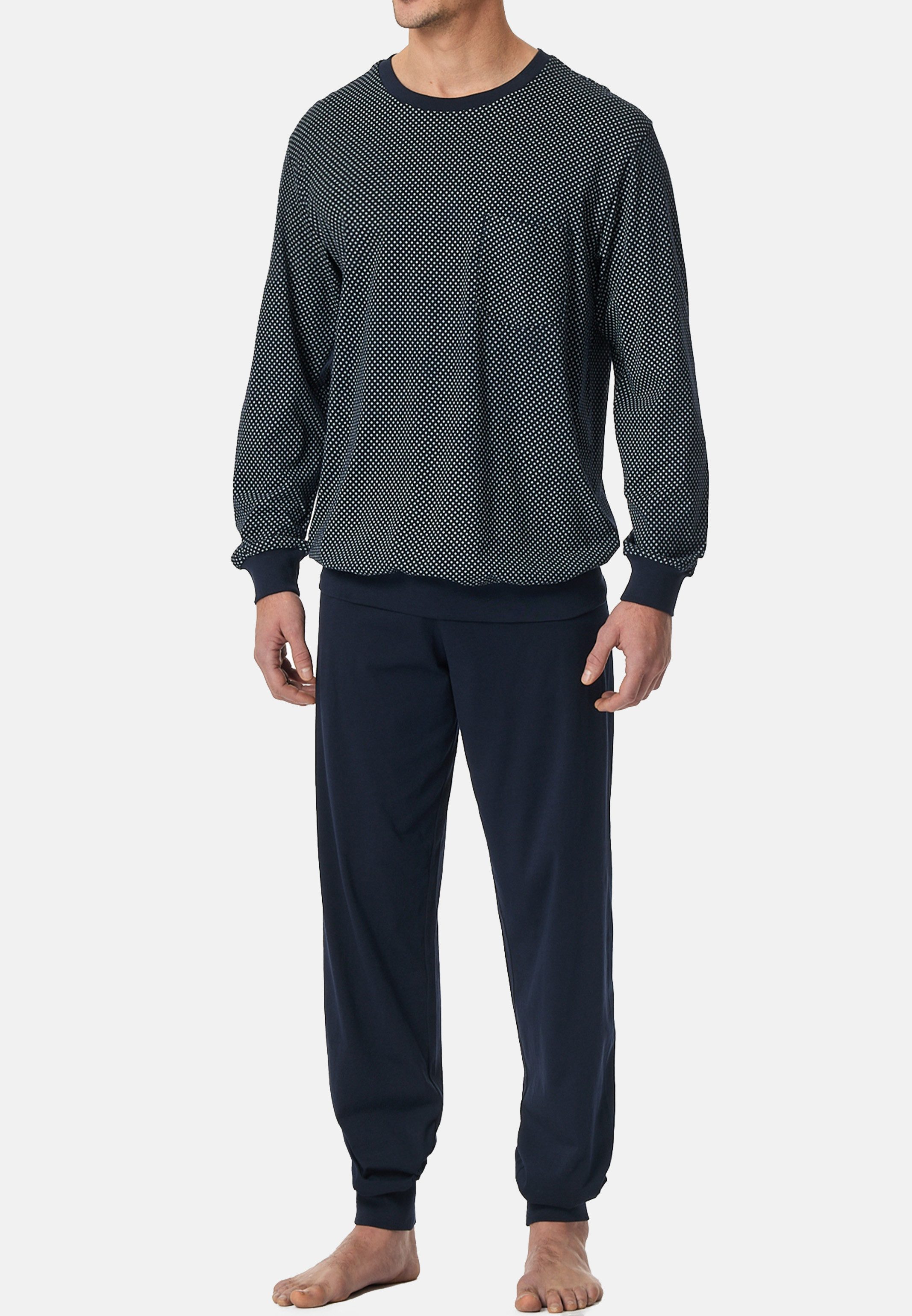 Schiesser Pyjama Comfort Essentials (Set, 2 tlg) Schlafanzug - Baumwolle - günstig online kaufen