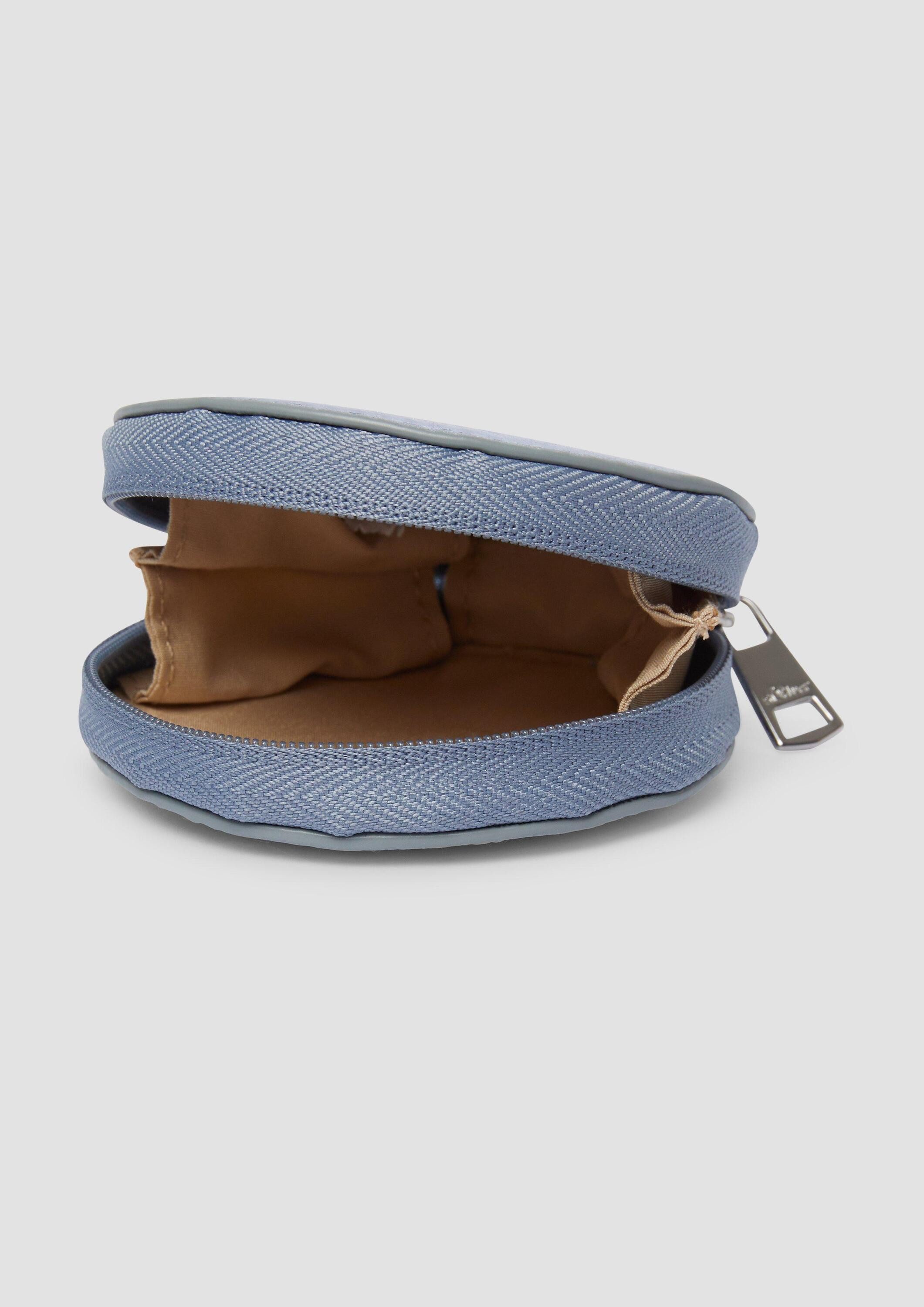s.Oliver Schlüsselanhänger Tasche, Hanging-Pocket in Crinkle-Optik