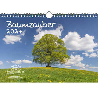 Seelenzauber Wandkalender Baumzauber DIN A4 Kalender für 2024 Baum Bäume Wald Natur- Seelenzaube