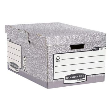 BANKERS BOX SYSTEM Archivcontainer (10 St), mit Klappdeckel