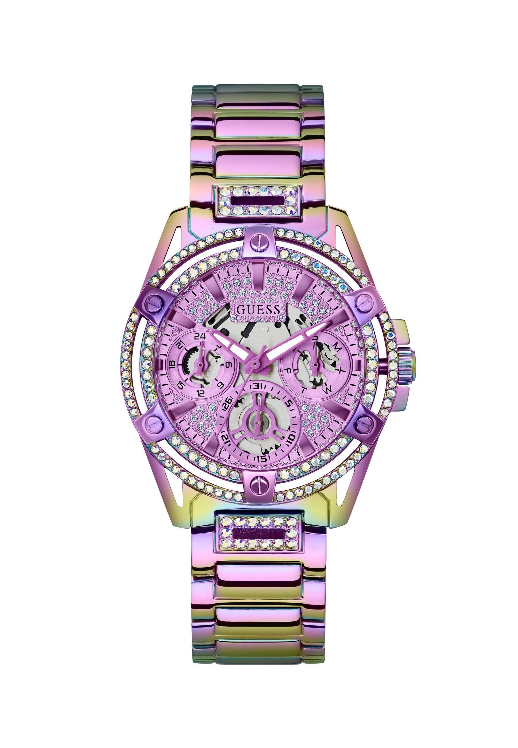 Guess Quarzuhr QUEEN, (1-tlg., Not a set – not applicable to this product), Quarz Analog