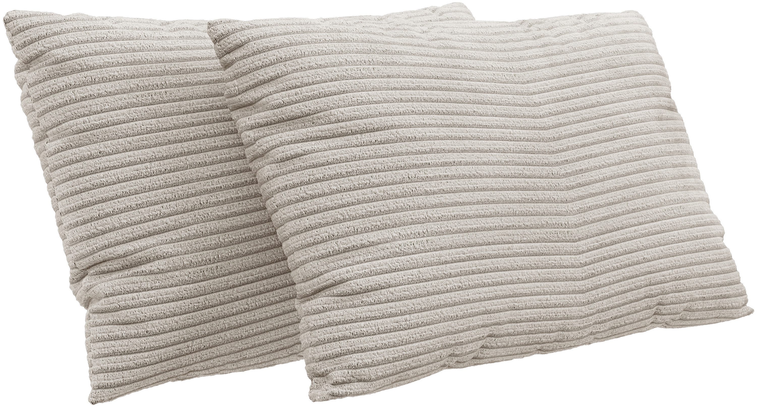 Home affaire Sofakissen Innovid, (Set, 2 Stück), 2er Kissen-Set wahlweise in zwei Größen