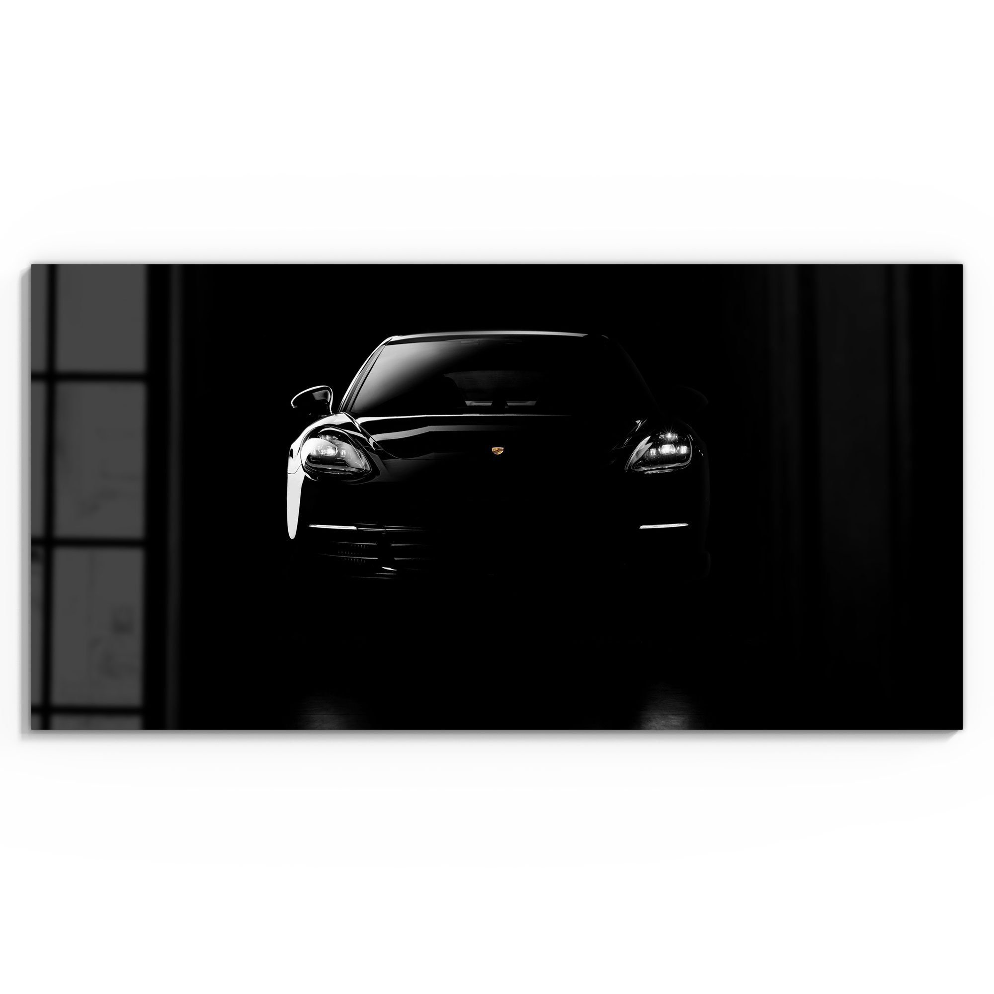 DEQORI Glasbild 'Porsche Panamera Front', 'Porsche günstig online kaufen