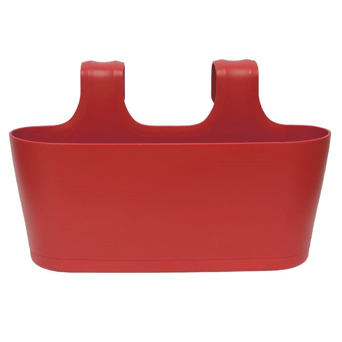 Engelland Blumenkasten Blumentopf zum Hängen (Vorteils-Set, 1 St., Fassungsvermögen je Topf 5,5 Liter), UV-Beständig, Frostbeständig, Wasserauffangschalen
