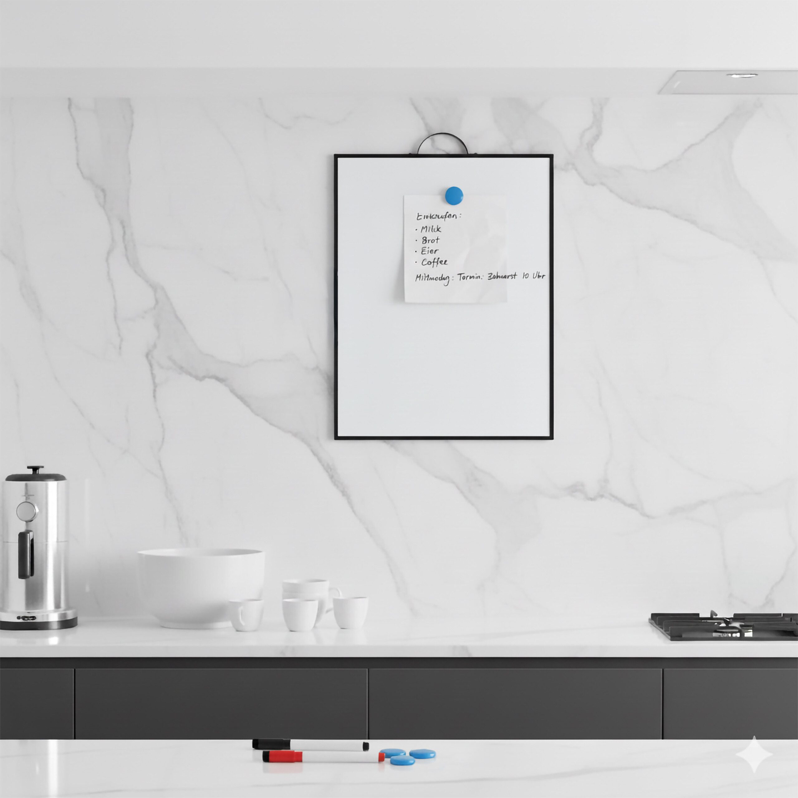 relaxdays Memoboard Whiteboard zu Aufhängen