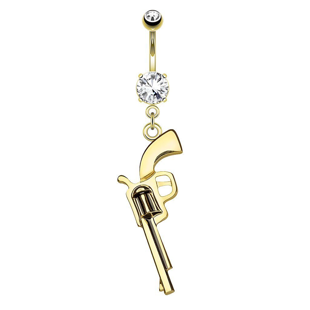 Taffstyle Bauchnabelpiercing Piercing Chirurgenstahl Kristall Pistole, günstig online kaufen