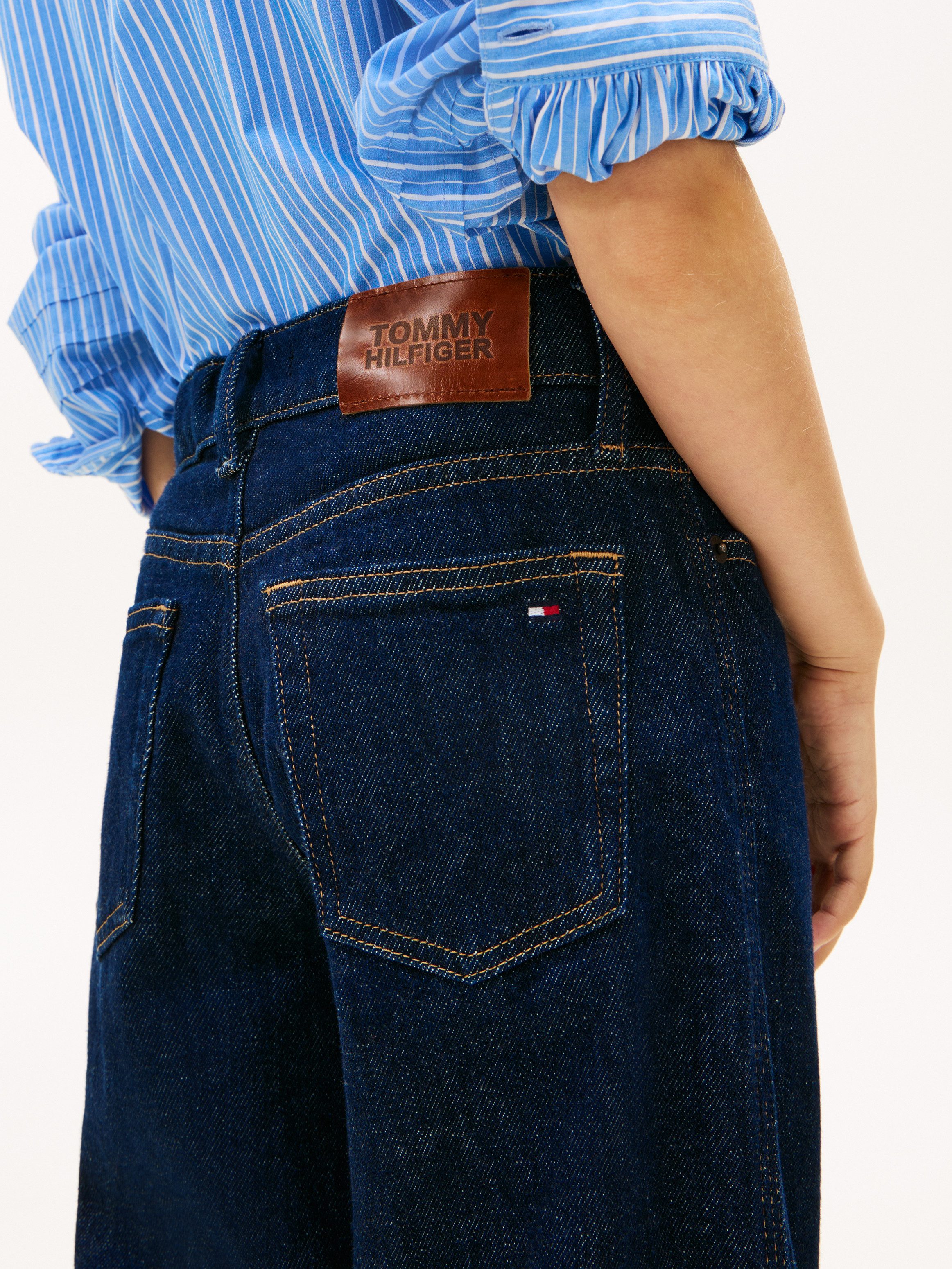 Tommy Hilfiger Schlagjeans MABEL RINSE JEANS Regular fit, für Kinder bis 16 Jahre