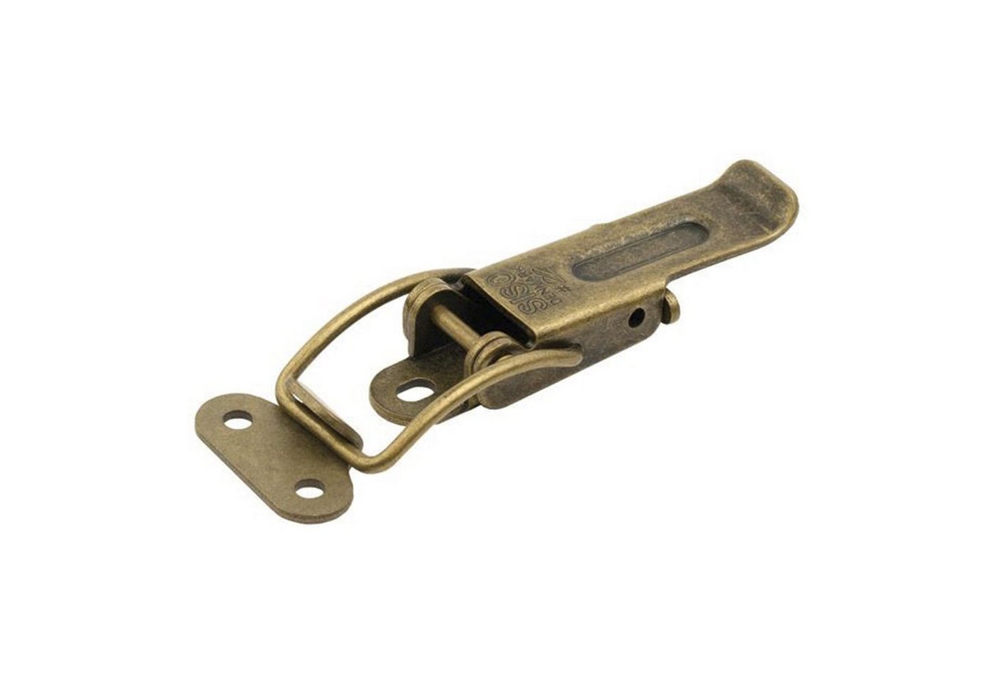 Thumbnail - SO-TECH® Möbelbeschlag 2 x Spannverschluss Catch #22 brüniert Kniehebelspanner Tischverbinder (2 St), Tischplattenverbin...
