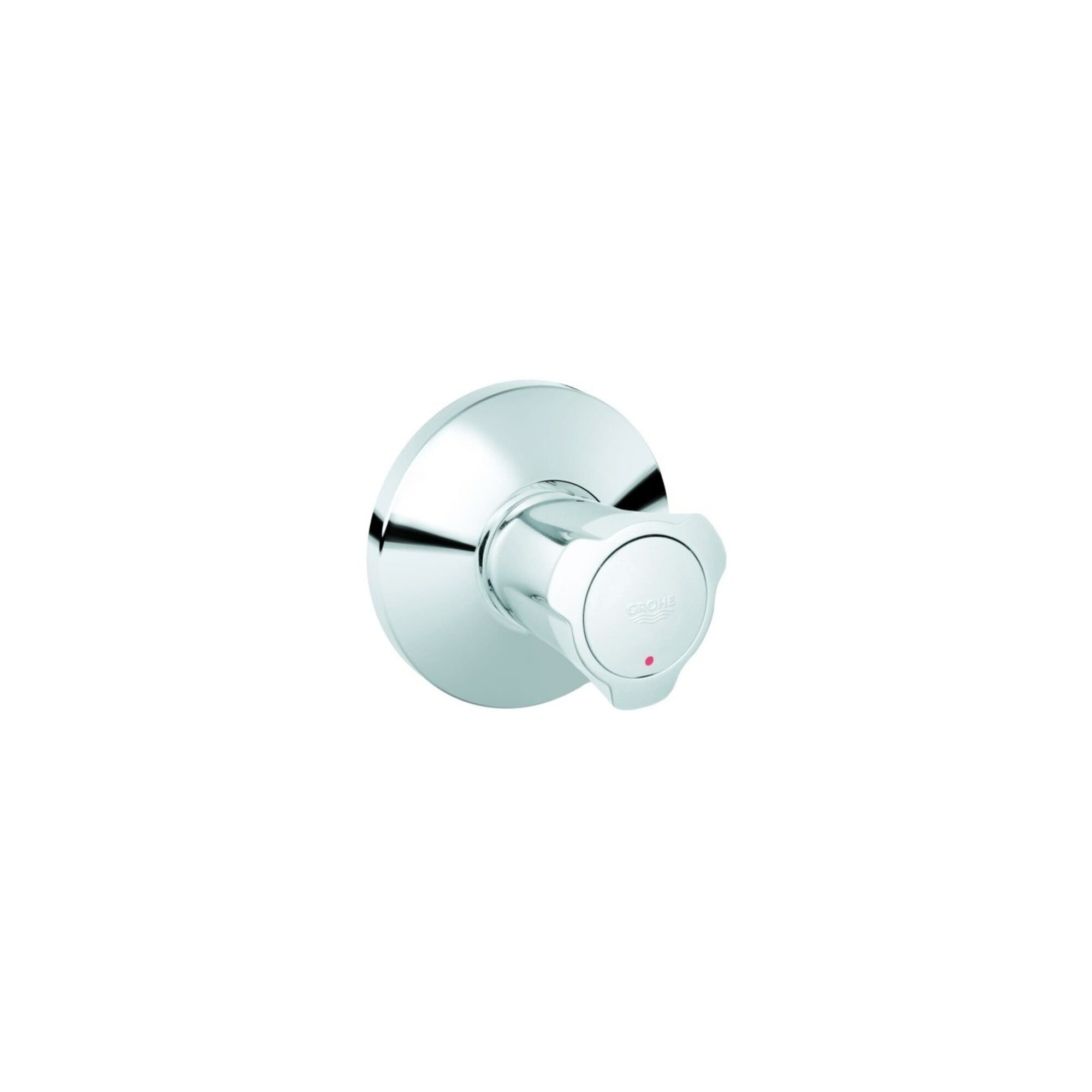 Grohe Anschluss-Set Grohe Fertigmontageset Costa UP-Ventil-Oberbau, chrom, Markierung rot