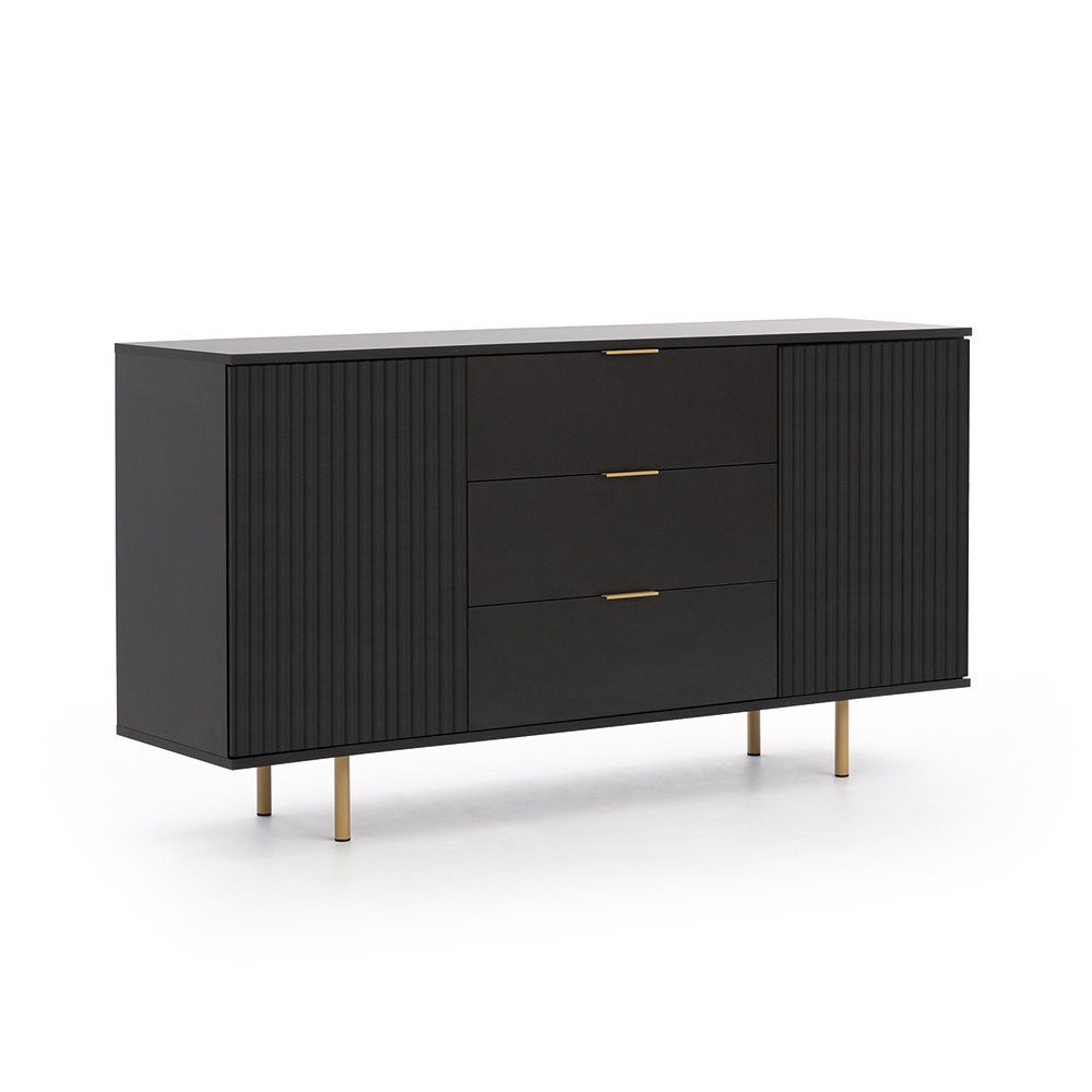Lomadox Wohnzimmer-Set NADOR-132, (Mega-Spar-Set, 2-St., Sideboard Vitrine) günstig online kaufen