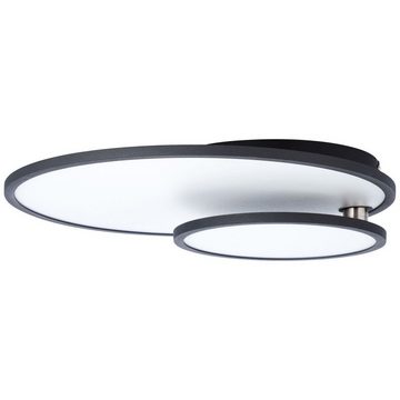 Brilliant Aufbauleuchte Bility, 3000K, Lampe Bility LED Deckenaufbau-Paneel 61x45cm schwarz/weiß easyDim 1x